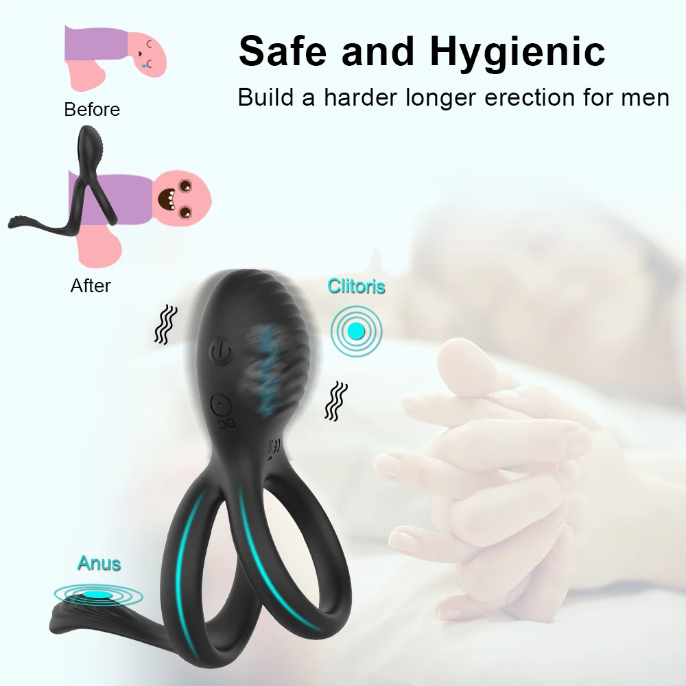 Alwup Vibrating Clitoris Stimulator Strong Penis Erect Cock Ring Erection  Enhance Sex Ability Product Sex Toys For Men Couple| Alibaba.com