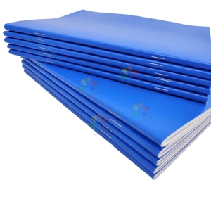 Blue Texture Exercise Book A5 96 Pages Woodfree Paper Staple Binding Soft Cover for Kazakhstan Market Student Supplies