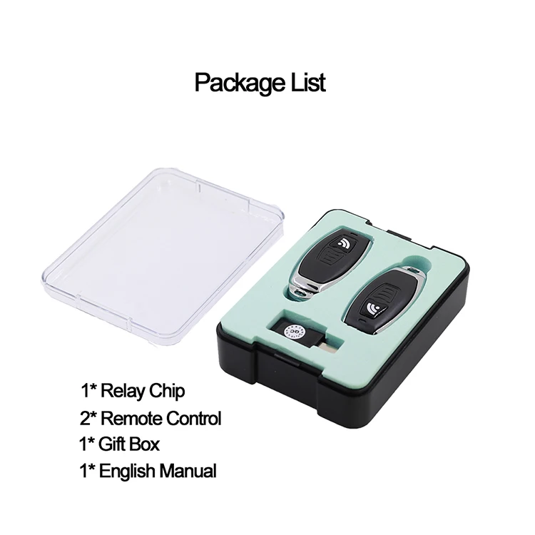 Car ACC Relay Immobilizer Remote Control Key Arm Disarm Automatic Spy Smart Car Alarm Remote Relay