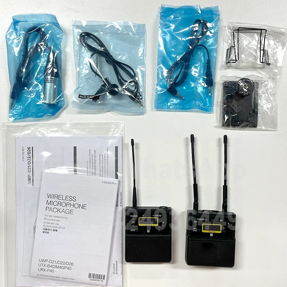 Uwpd21 Video Camera Wireless Microphone With 2 Transmitters 1 Receiver