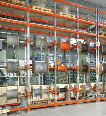 Steel Warehouse Storage Rack for Cable and Reel Vertical Racking