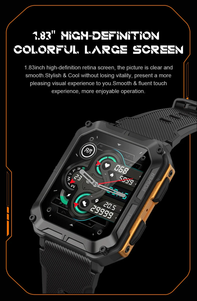 2023 Outdoor Sports C20 Pro Smart Watch for Men IP68 Waterproof Fitness Tracker Sport Smart Watch (10).jpg