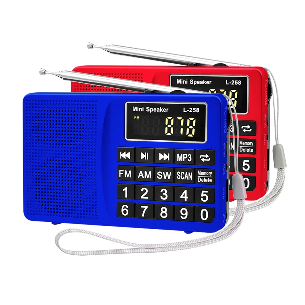 Pas de bluetooth - Magnétophone Portable AM FM SW rétro, prend en charge le  haut-parleur Bluetooth