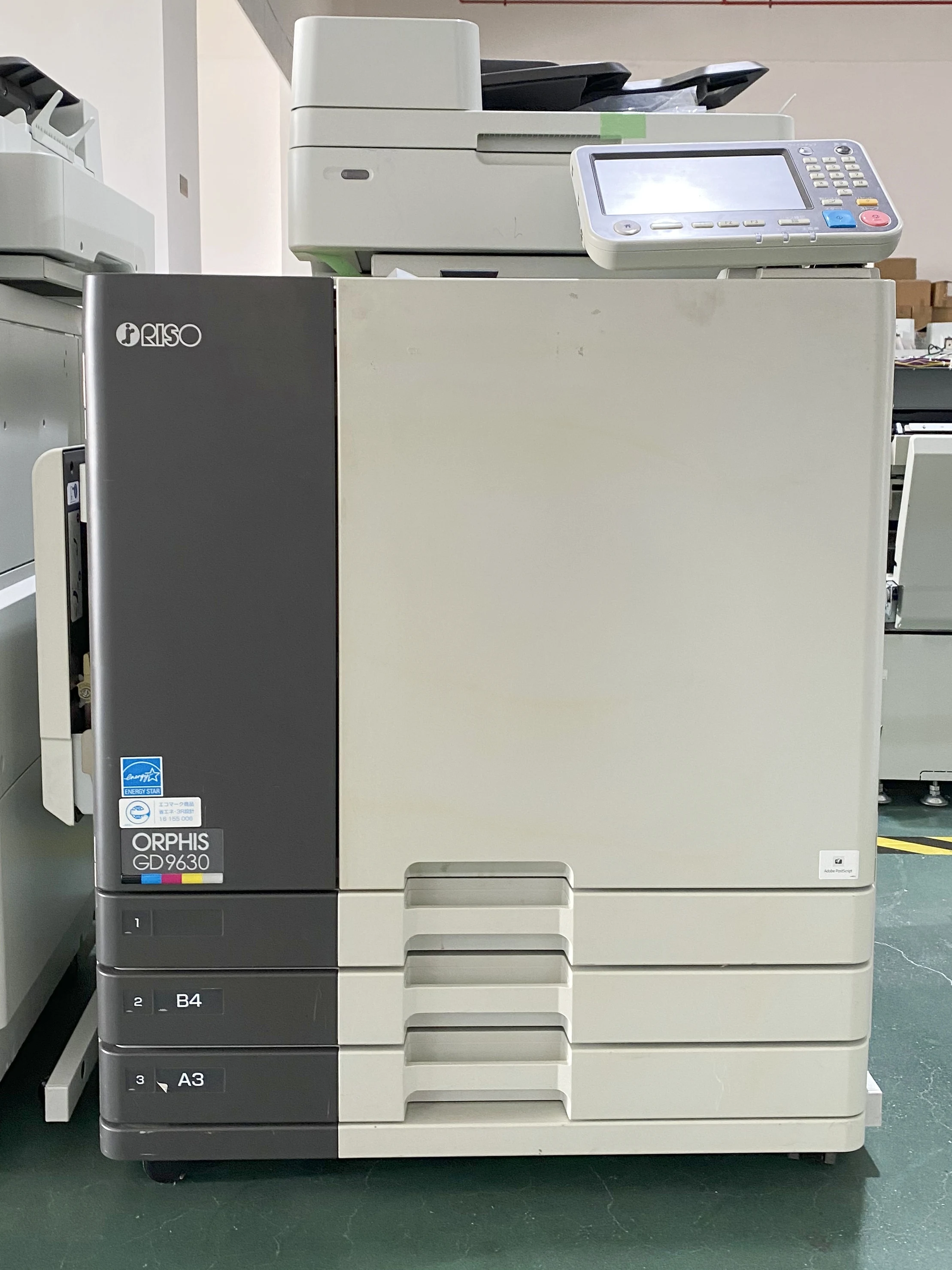Most Popular Manufacturing Machine for Riso Colors GD9630 GD9631 GD7330 High Speed Printers Scanners Refurbished Printer