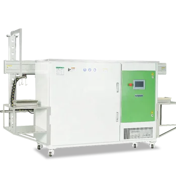 Dual-solvent ultrasonic cleaning machine suitable for automobile electronics