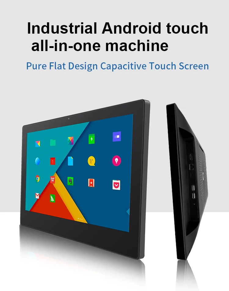 18" 18.5" Desktop Computer Industrial AIO Tablet Pure Flat Panel RK3288 Integrated Android PCAP Touch All in One PC