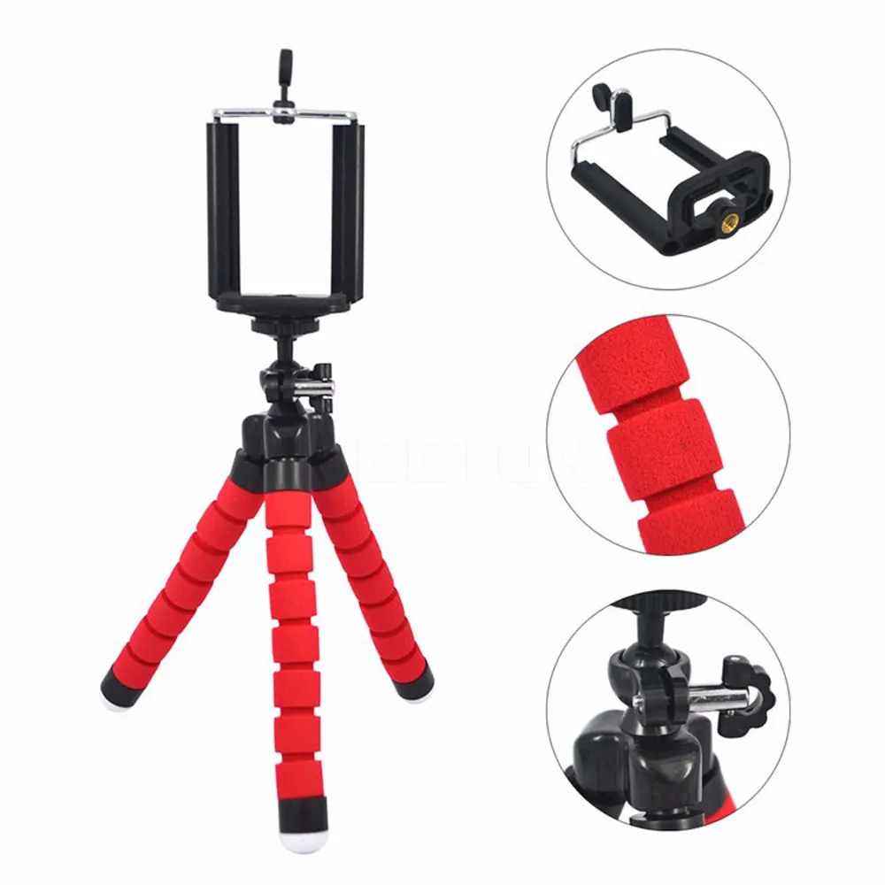 Travel Octopus Flexible Mini Tripod for Cell Phone Camera