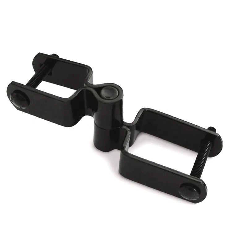 Fence Hardware Metal Square Post Support Fence Post Mounting Bracket High Quality Iron Steel Modern Garden Fence Powder Coated