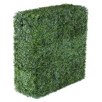 Hot sale Garden Decoration outdoor artificial leaves hedge fence synthetic grass panels for decoration