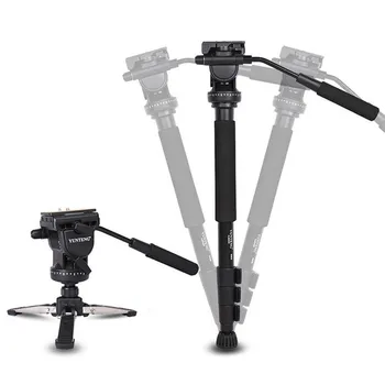 YUNTENG VCT-588 Pro Camera Fluid Drag Tripod Monopod for DSLR Cameras product image