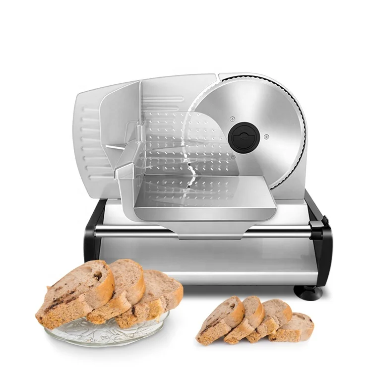 Автоматическая нержавеющая сталь 190 мм шестерни лезвие ягненок рыба фрукты разделочная доска для нарезки пищевой толщина Регулируемая электрическая машина нарезания замороженного мяса