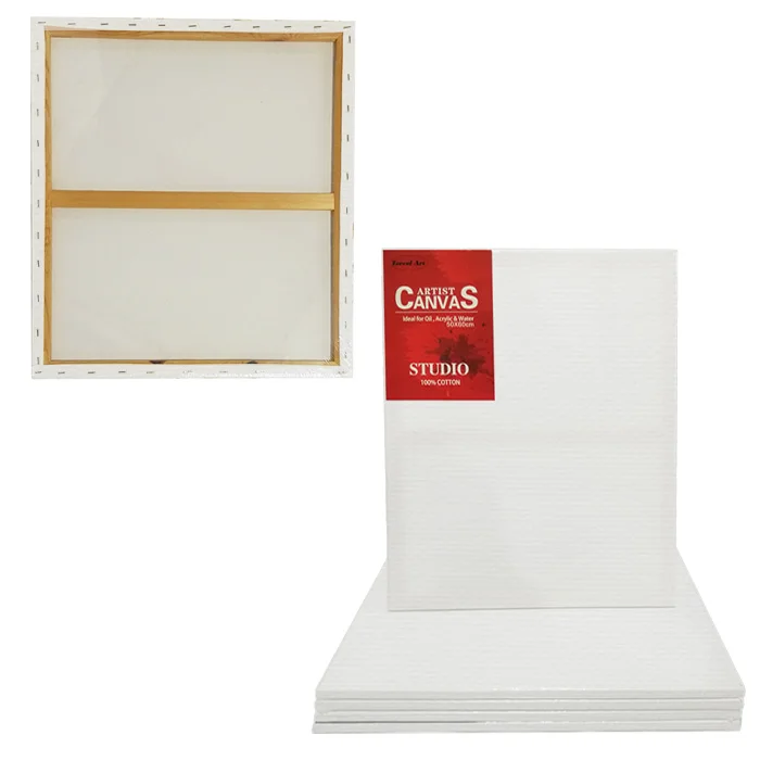 Multi Pack,Wholesale Stretched White Blank Canvas For Painting