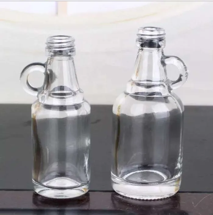 35ml 50ml 100ml Gallon Glass Growler Red Wine Jugs and Beer Jug with Handle Screw Cap Sealing for Wine and Liquor Bottles