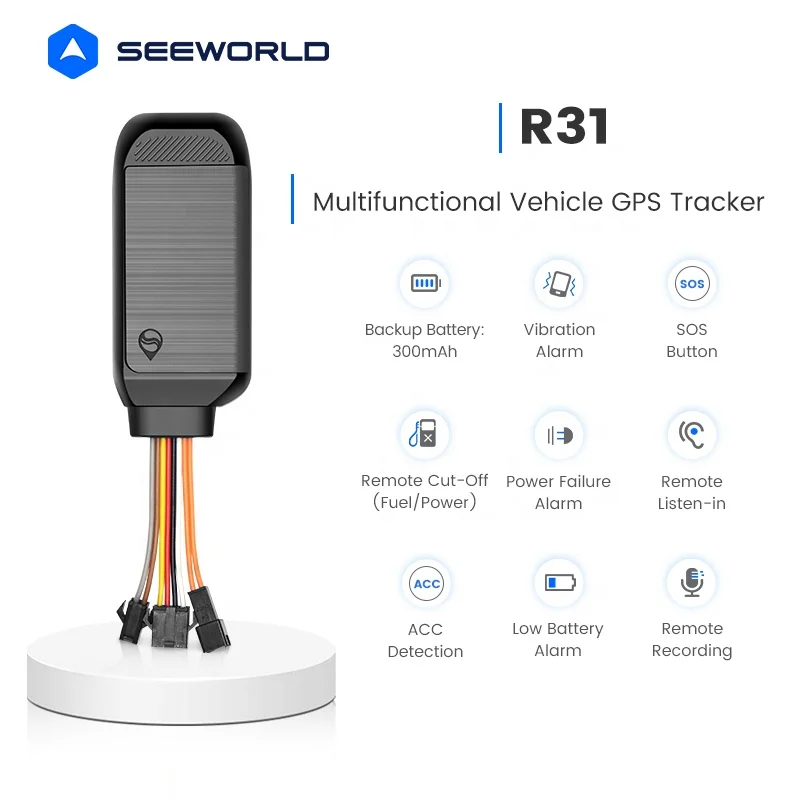 Hot Selling Smart Terminal Vehicle Tracking GPS Tracker Moto Localizador Location VT08S R31 TK303