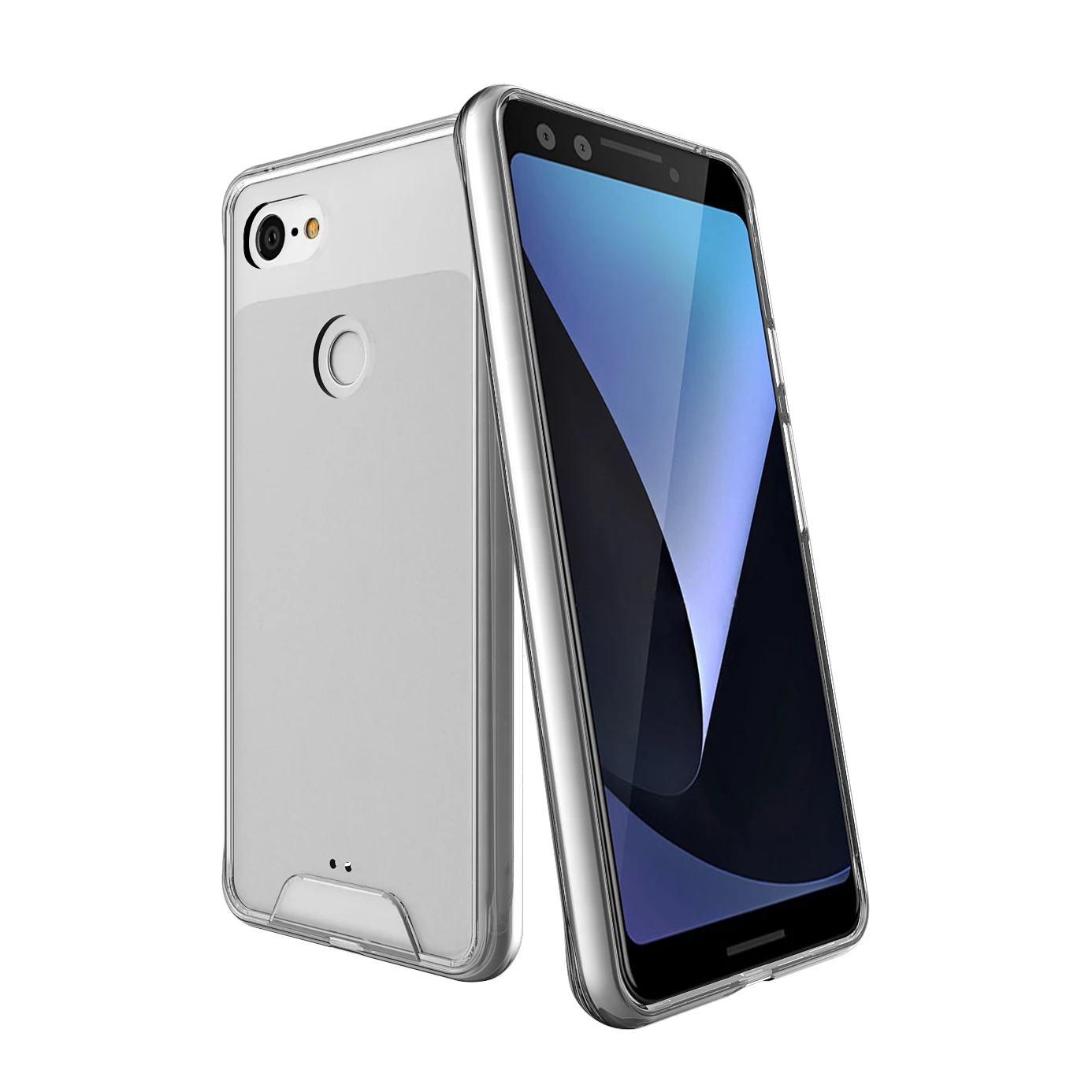 Clear Phone case for Google Pixel 3 Mobile Phone Skin PC TPU Hybrid Transparent Phone Covers for Pixel 3XL 4 5 6 7 Pro