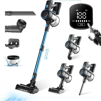 A15 Cordless vacuum cleaner, Multiple motor power choice , One touch release dust, Detachable battery, Injection Color