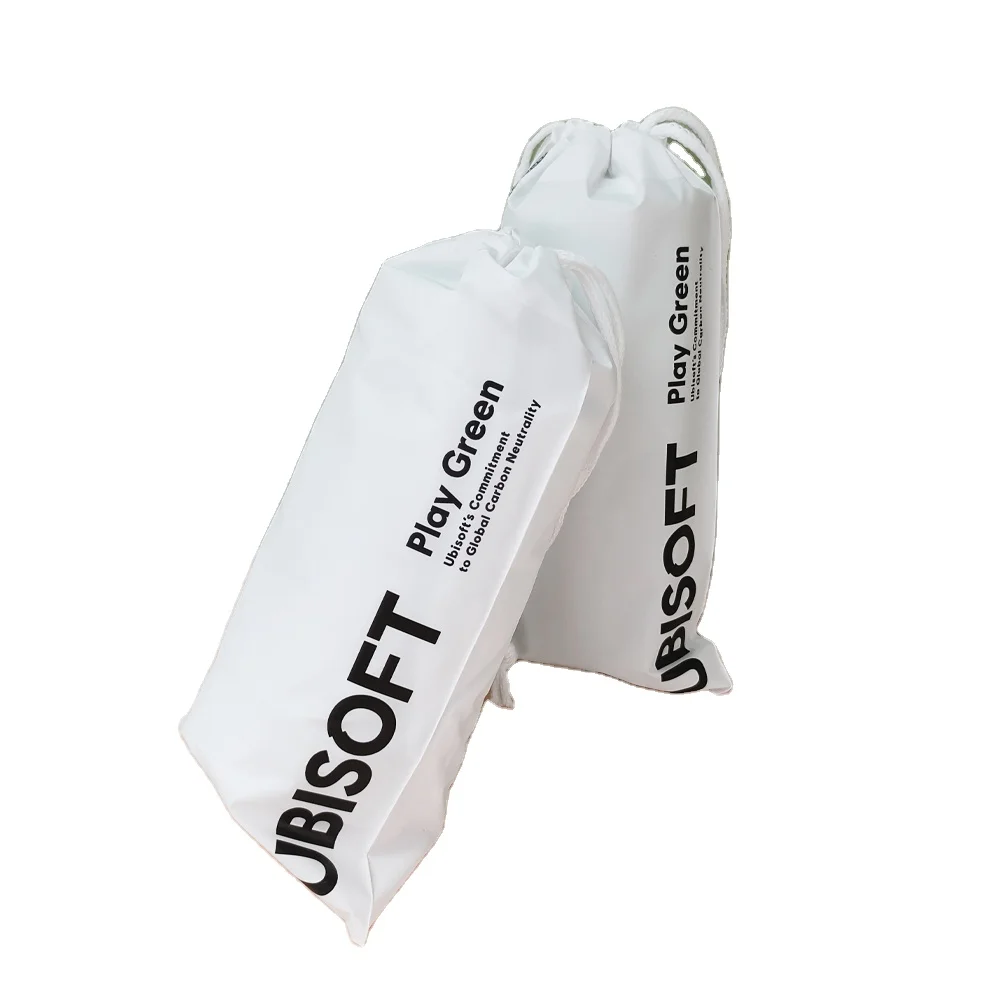 Manufacturers Direct Sale Custom Printing Biodegradable Bag Plastic Drawstring Bag Frosted Clothing Packaging Bag