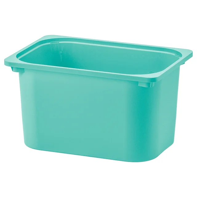 wholesale hot sale  TROFAST storage box turquoise 42x30x23 cmToys organizer  wear resistant novel