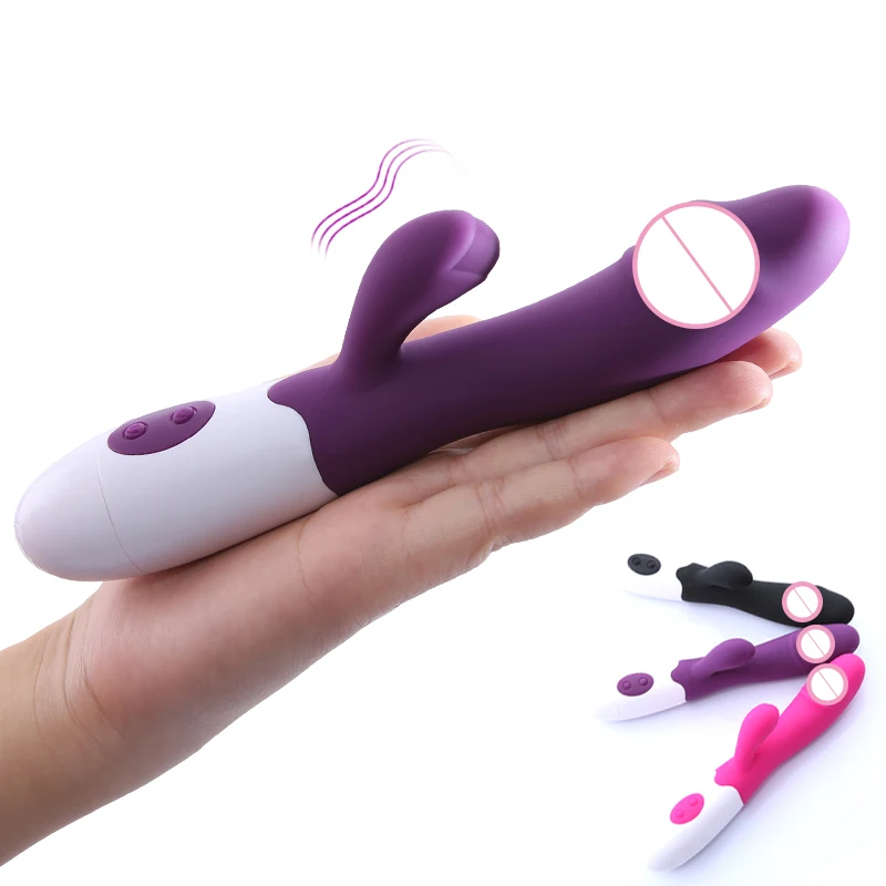 Silicone Female Sex Toys Thrusting Rabbit G Spot Dildo Vibrator for Women Masturbating