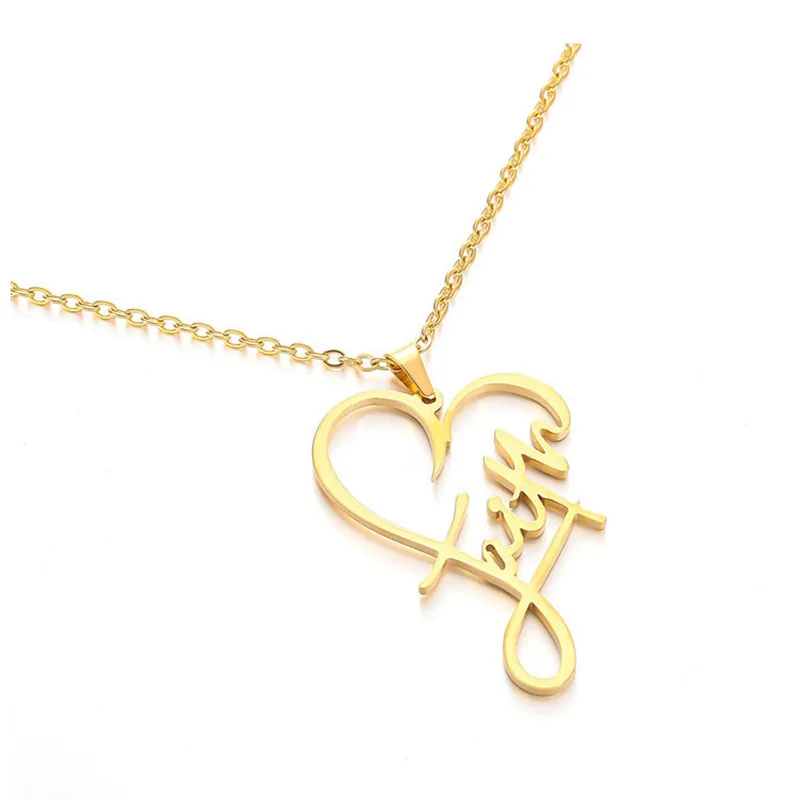 Fashion Stainless Steel Peach Heart 