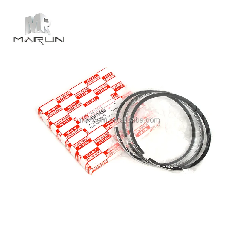Original 6RB1 Piston Ring 1-12121078-2 Construction Machinery Engine Parts for EX400-5 Excavator
