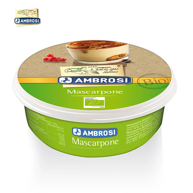 Made In Italy Best Quality 250g Organic Mascarpone Cheese Buy Cheese Mascarpone Cheese Organic Cheese Product On Alibaba Com