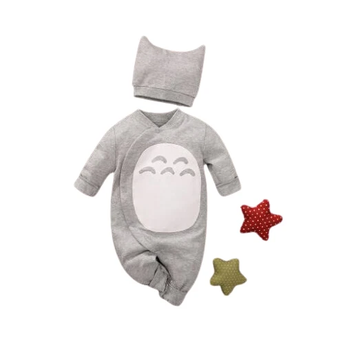 Одежда для новорожденных комбинезоны для малышей кимоно для младенцев милый детский комбинезон с длинным рукавом боди