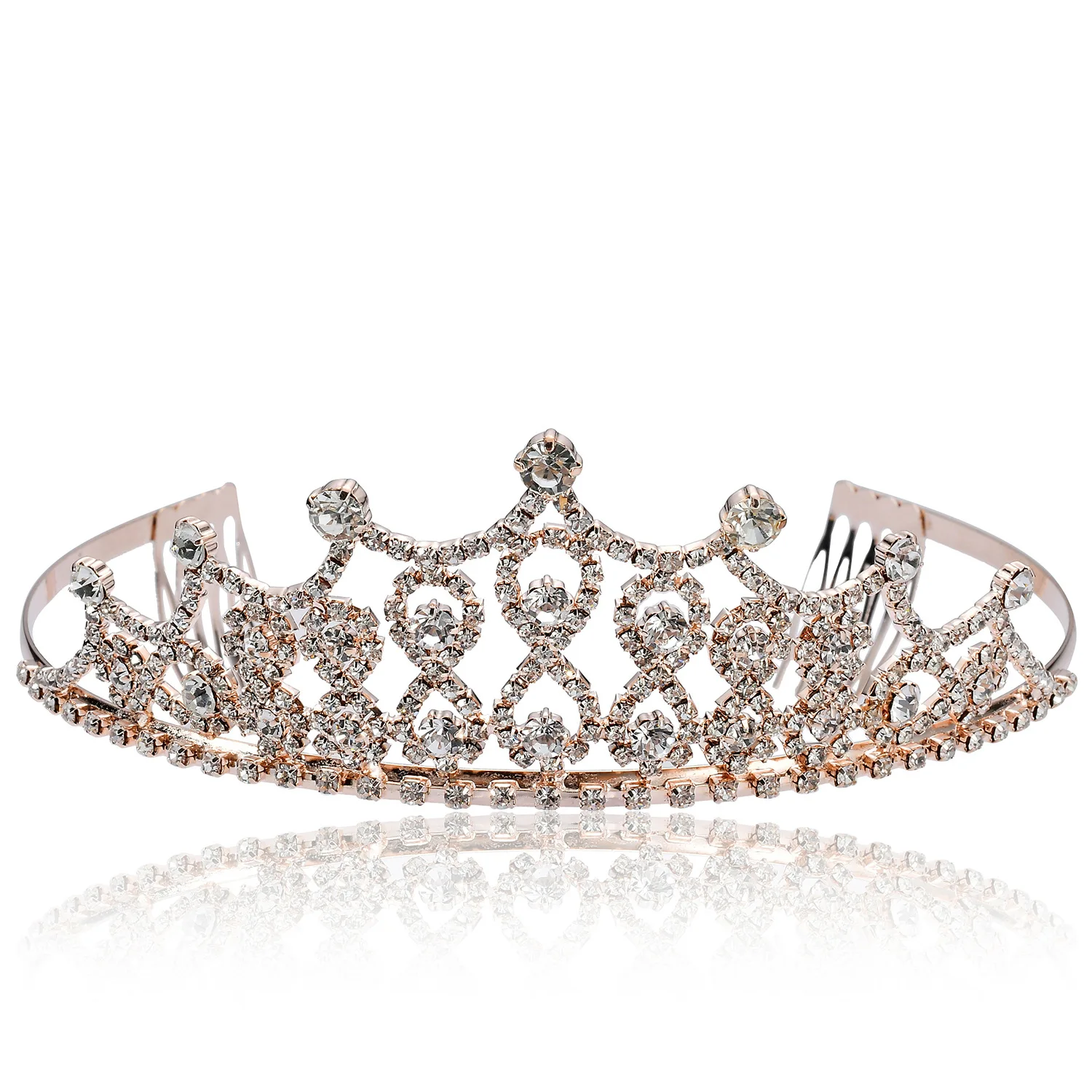 Распродажа металлическая расческа для волос в форме листа золотого цвета дешевые