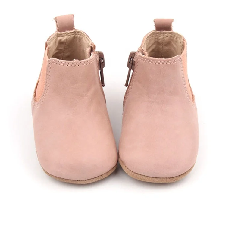 infant pink chelsea boots