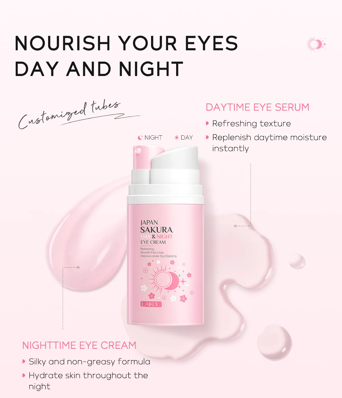 Laikou Japan Sakura Eye Cream Day &Amp; Night - 20G H194Cd5D0Df34455Ea9Ffbcc138626046J