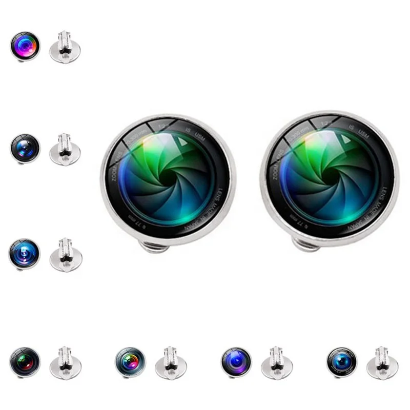Fashion Fall Funky Creative Jewelry Cheap Time Gem Men's Clip on Earring Hidden Camera Non Pierced Wholesale