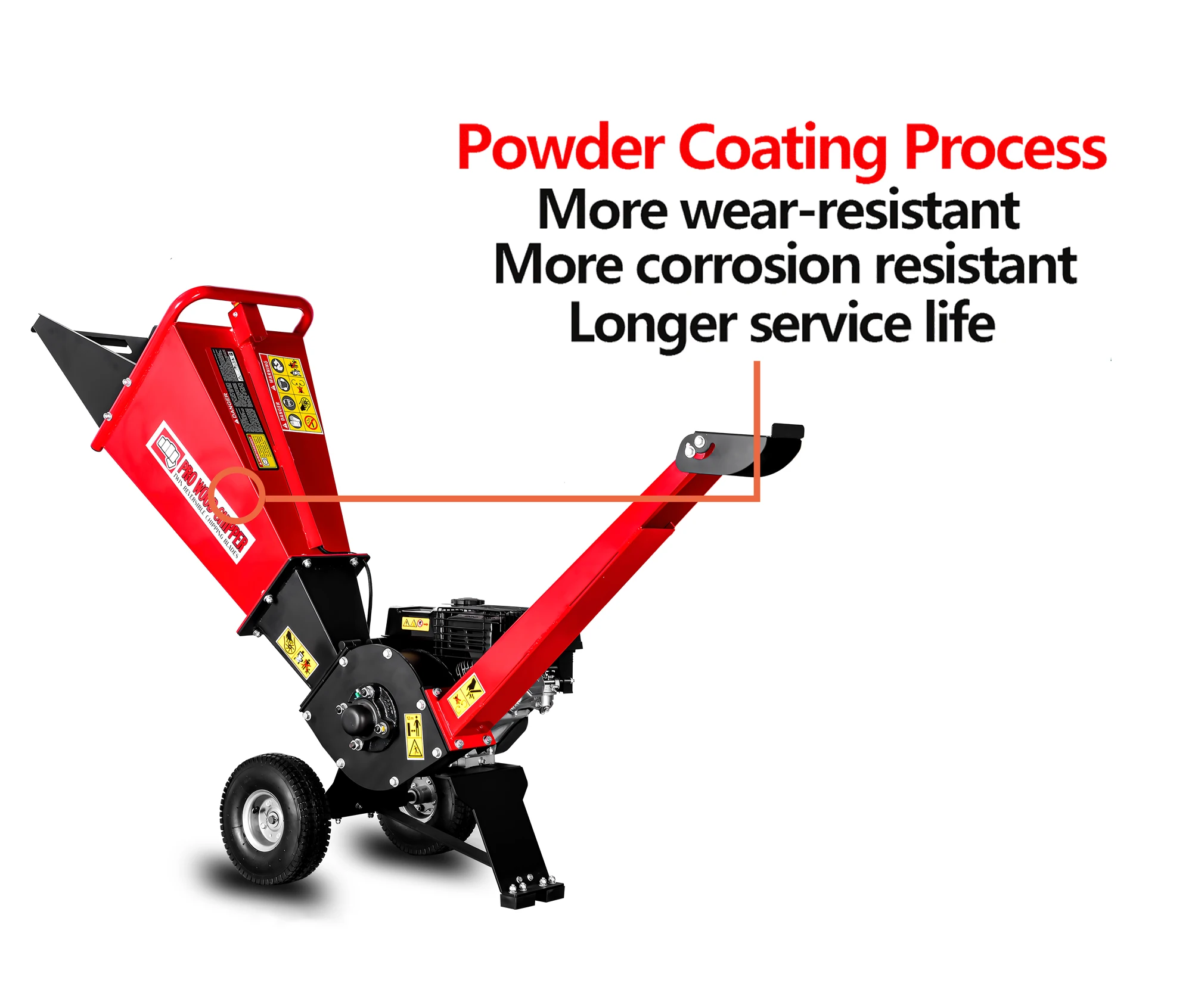 K-maxpower Highly Performance TUV CE 7hp Petrol Powered Small Tree Branch Wood Crusher Mini Wood Chipper Shredder Machine