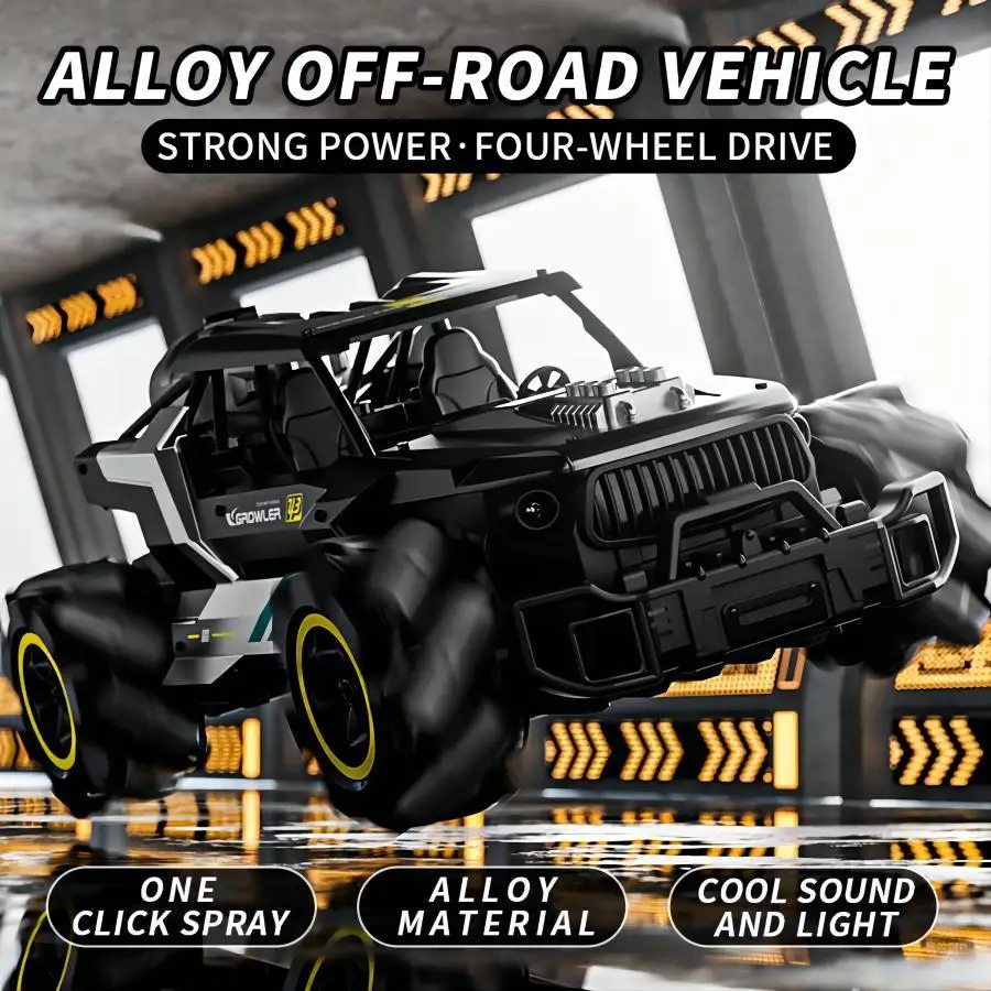 Brawley Rc Monster Truck 1:18 Scale Brushed Motor 4 Channel Remote Control Off Road Racing Car For Kids Ages 8 To 13