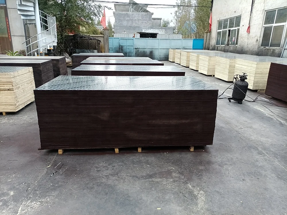 18 mm Construction Shuttering Board Phenolic Plywoods Black Concrete Formwork Film Faced Plywood