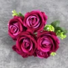 Rose ronde - Rouge rose profond