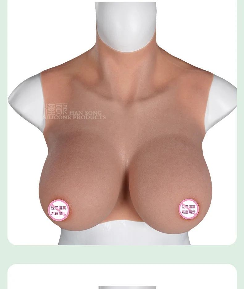 Sissy Cosplay Breasts Silicone Breast Realistic 3d Boobs for Men Shemale Crossdressing Man To Woman Female big boobs
