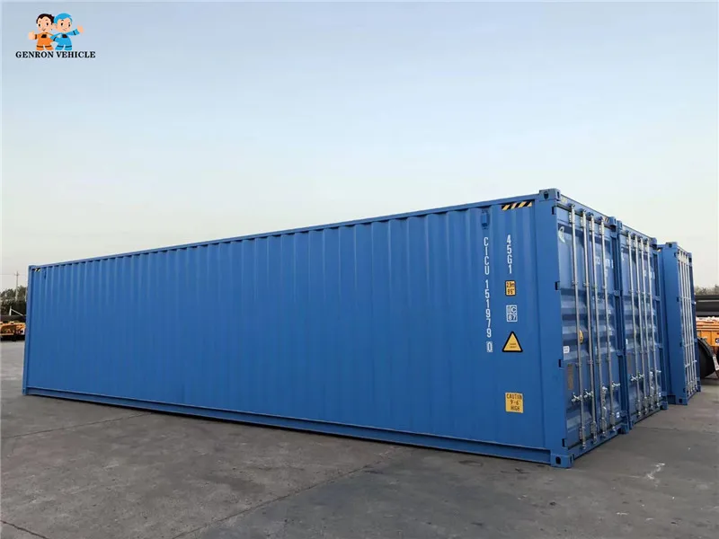 Low Bed Loader Exceptional Service Container Carrier Chassis Trailer Skeleton Semi Trailer
