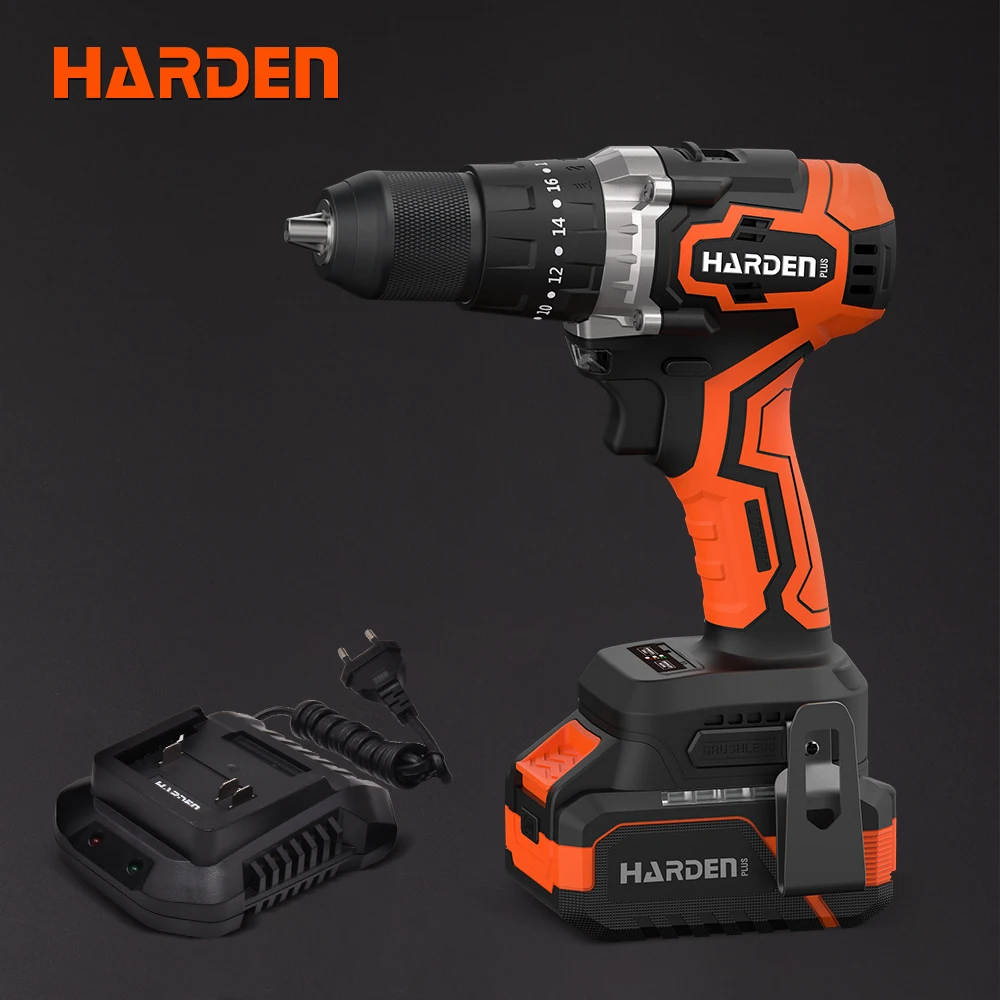 Furadeira de Impacto Sem Fio HARDEN 20V 758228 com Bateria de
