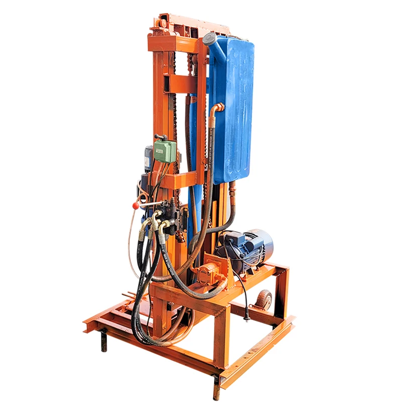 Hot sale Cheap Garden Machinery Electric Hydraulic Mini Water Well Drill Rig for Sale