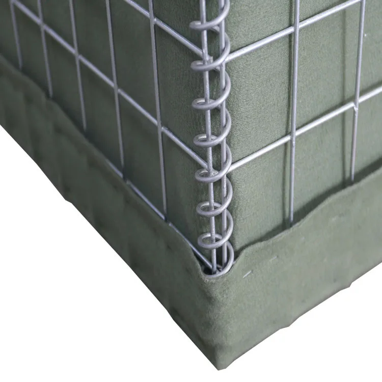 Galvanized Gabion Nets Factory Reasonable Structural Design Bastion Barrier