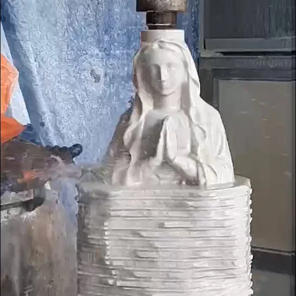 HUALONG機械HLSD3-1525花崗岩大理石仏像彫刻ルーター3D CNC石