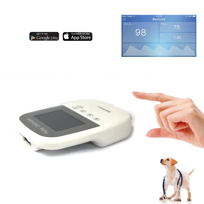 Berry Vet Veterinary Handheld Pulse Oximeter For Dog Cat Horse Cheap