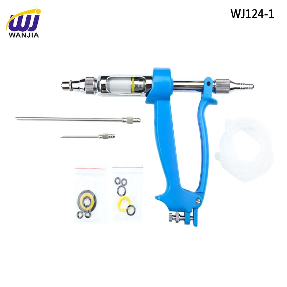 WANJIA Automatic Continuous Veterinary Drenching Gun for Sheep Pig Cattle Injection Veterinary Equipment for Diagnosis Medicine