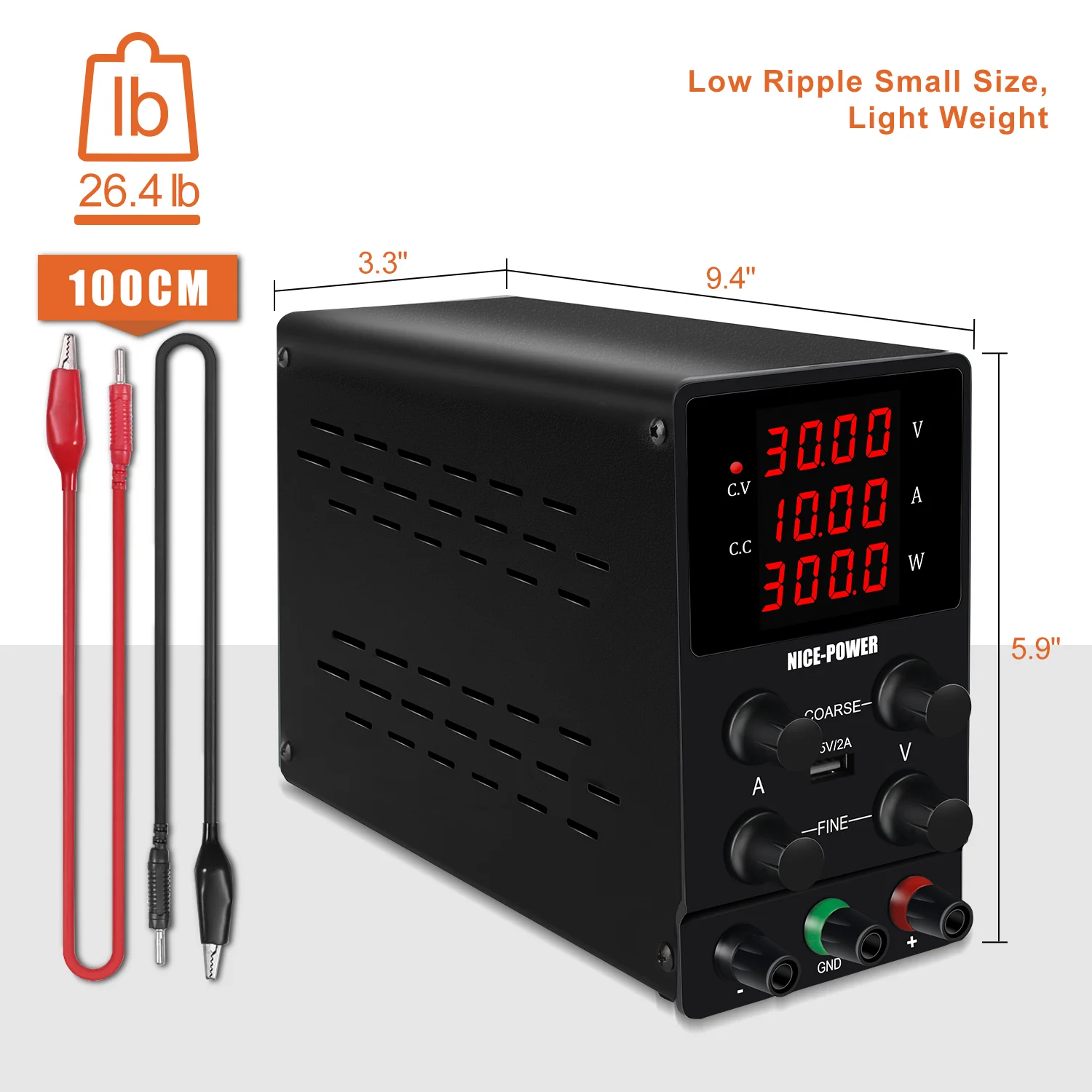 NICE-POWER SPS3010 4 Digital USB 5V 2A, 30V 10A Adjustable Switching Power  Supply at best price in Chennai