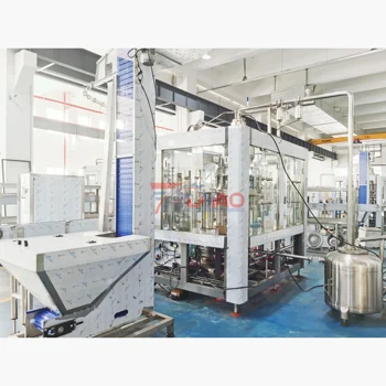 12000BPH 500ml 3 in 1  rinsing filling capping monoblock Juicer bottling machine mineral water filling machine automatic