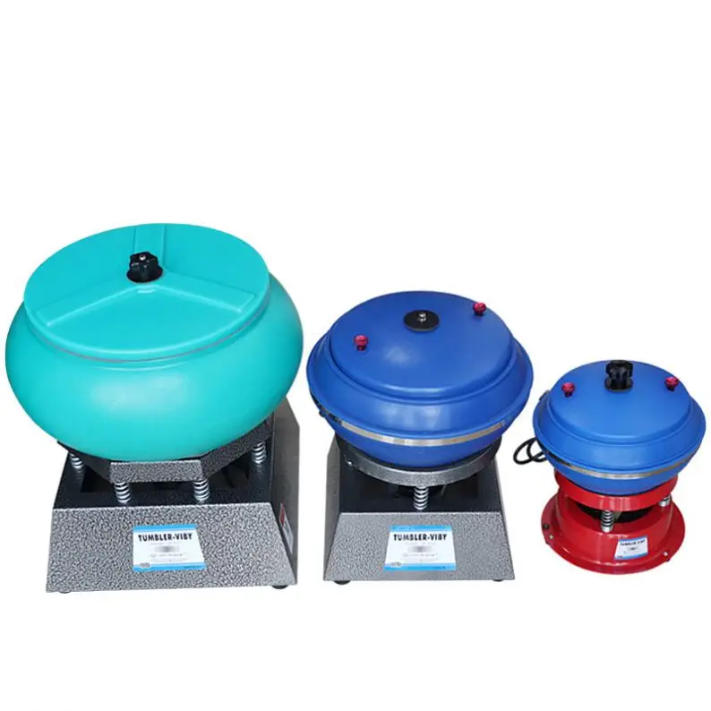TEBAK Vibration Jewelry Tools Polisher Polishing Machine 12 17 Inch Rock Vibrating Vibratory Tumbler Jewelry Vibratory Polisher