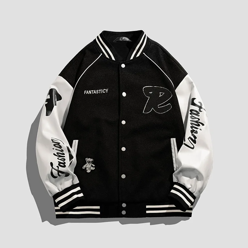 Latest Men Varsity Jackets Urban Customized Multicolor Jacket Loose