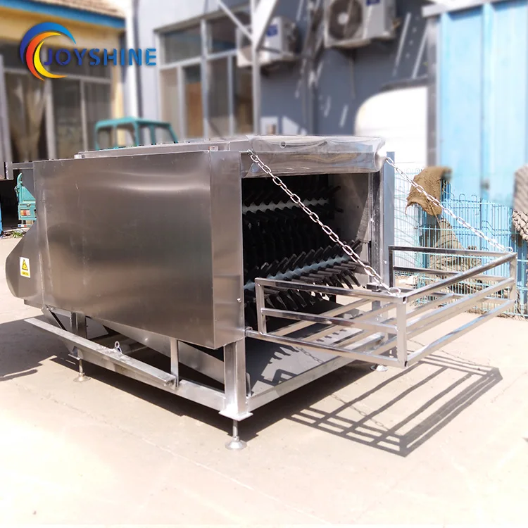 Capacity 300 Chicken Per Hour Automatic Chicken Plucker Equipment Small Slaughter Line