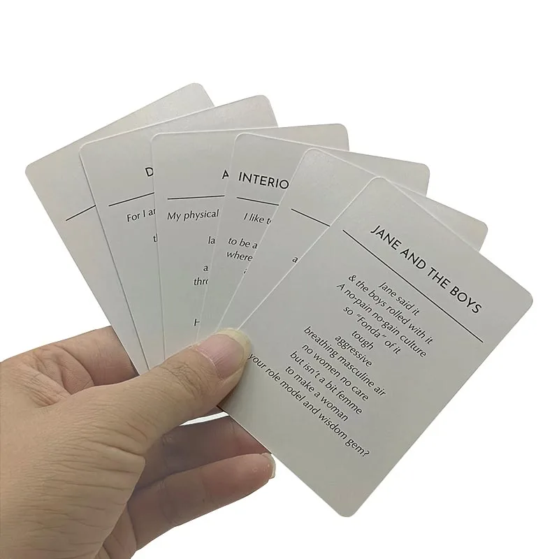 Customized Design Stationary A6 Cards Self Love Mental Health Inspirational Positive Affirmation Cards