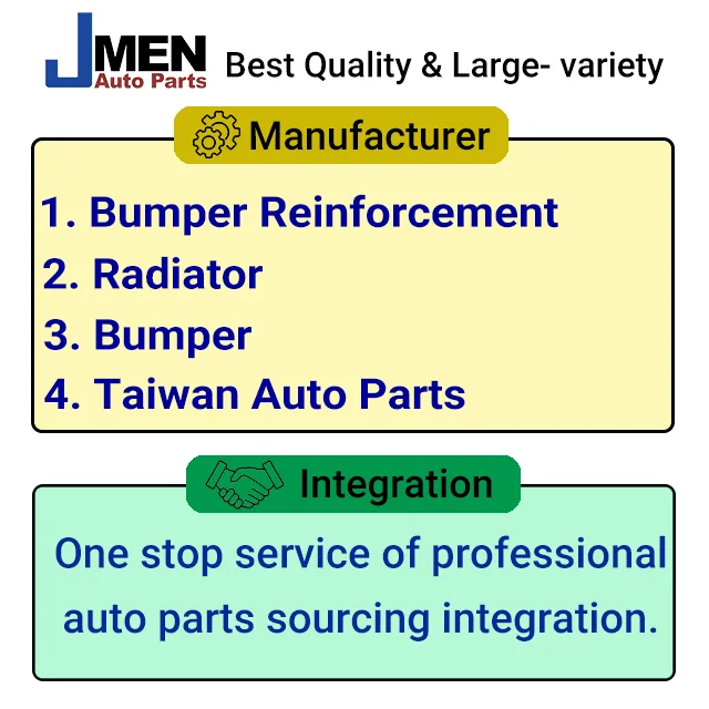 Jmen for DAIHATSU SIRION TARUNA TERIOS Bumper Reinforcement Impact Bar Bracket Car Taiwan Auto Body Part